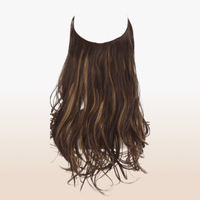 Dark Brown with Blonde Highlights